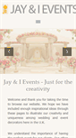 Mobile Screenshot of jayandievents.com