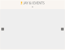 Tablet Screenshot of jayandievents.com